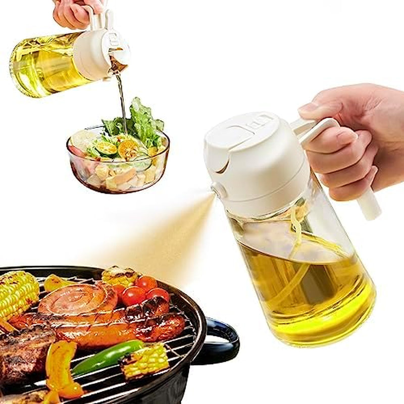 Oil Spray Bottle – 20.3 Fl Oz – Precision Olive Oil Sprayer for Cooking and Dressing