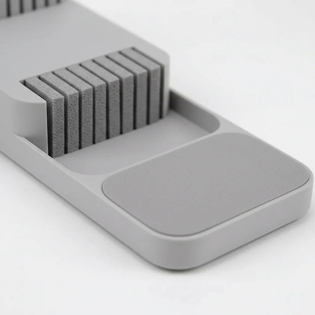 Drawer Knife Storage Box | In-Drawer Knife Organizer & Cutlery Holder for Kitchen