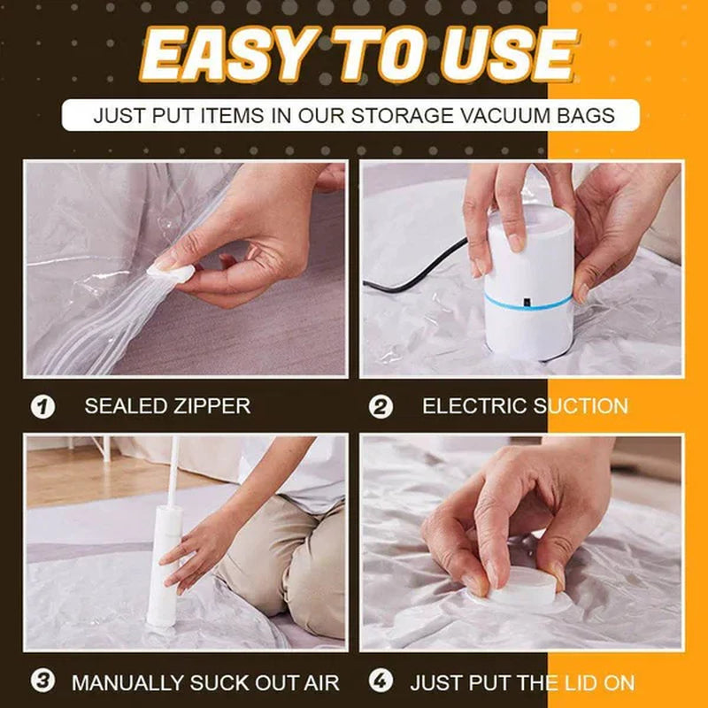 Maximize Your Storage with Electric Vacuum Seal Bags