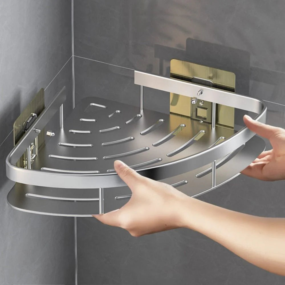Wall Shelf | Ellese & Co. Aluminum Bathroom Wall Rack