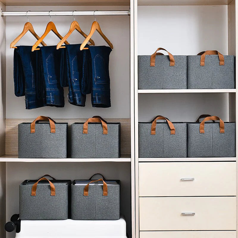 Cationic Storage Box Factory Storage Box Wardrobe Steel Frame Support Foldable Storage Box Home Wardrobe Storage Artifact