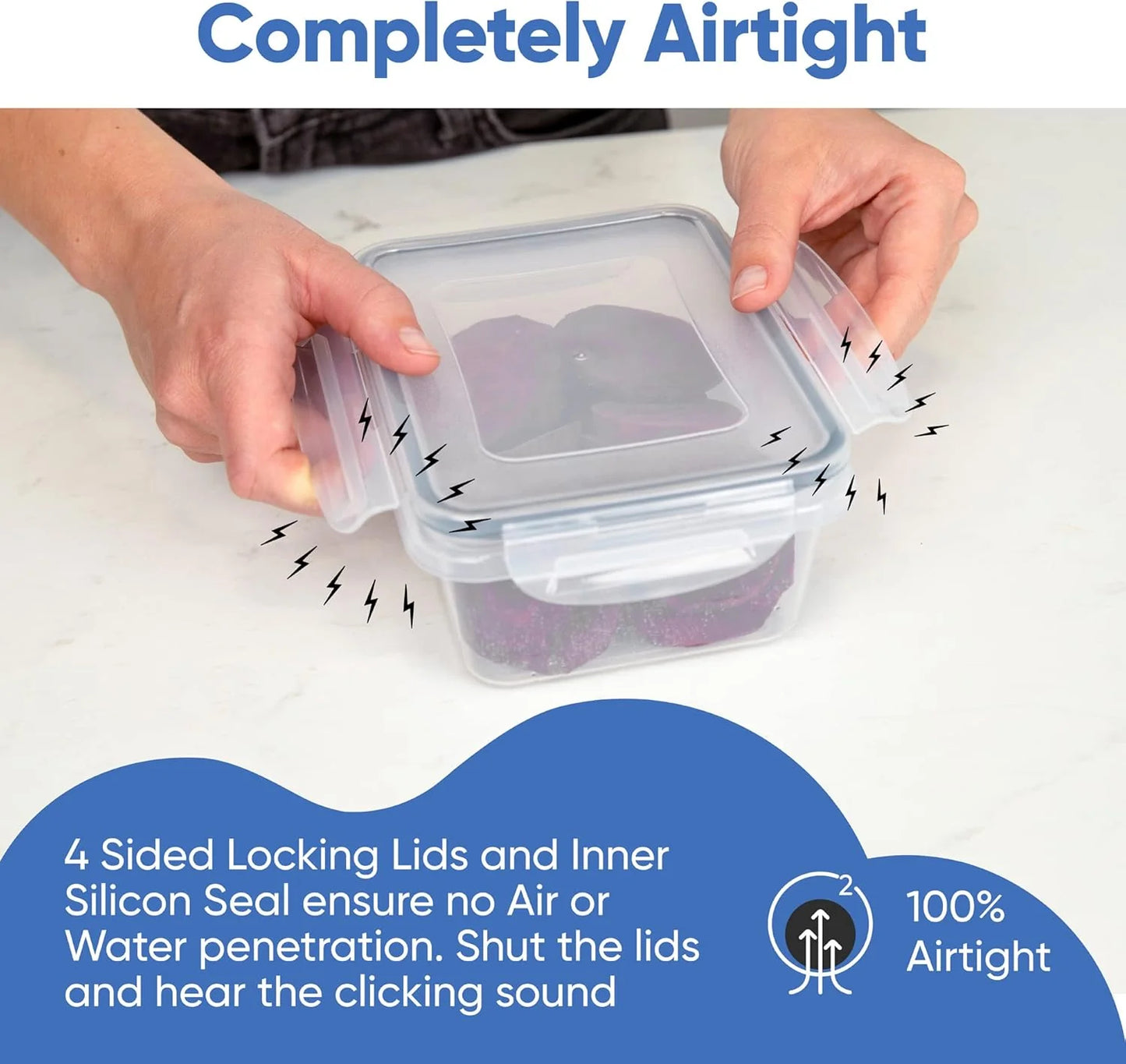 32-Piece Airtight Storage Box Set