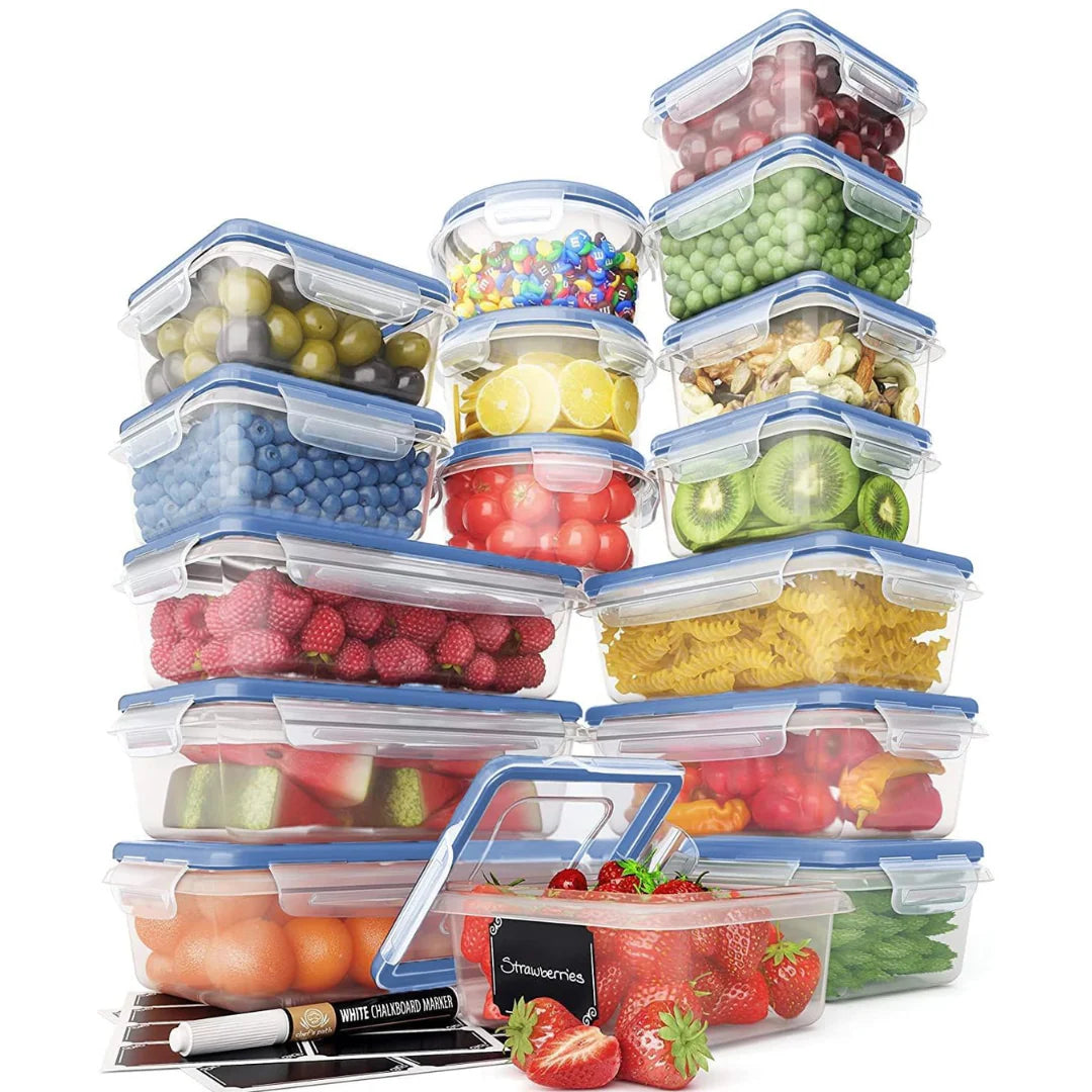 32-Piece Airtight Storage Box Set