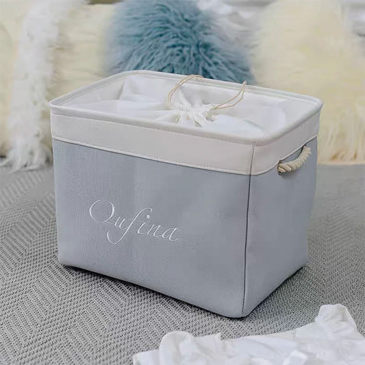 Cloth Storage Baskets Laundry Hamper Foldable Kids Toy Storage Box Home Organizer Quilt Dirty Clothes Toy Basket with Lid