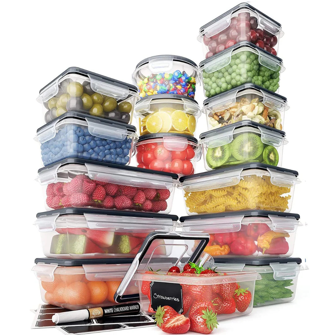 32-Piece Airtight Storage Box Set