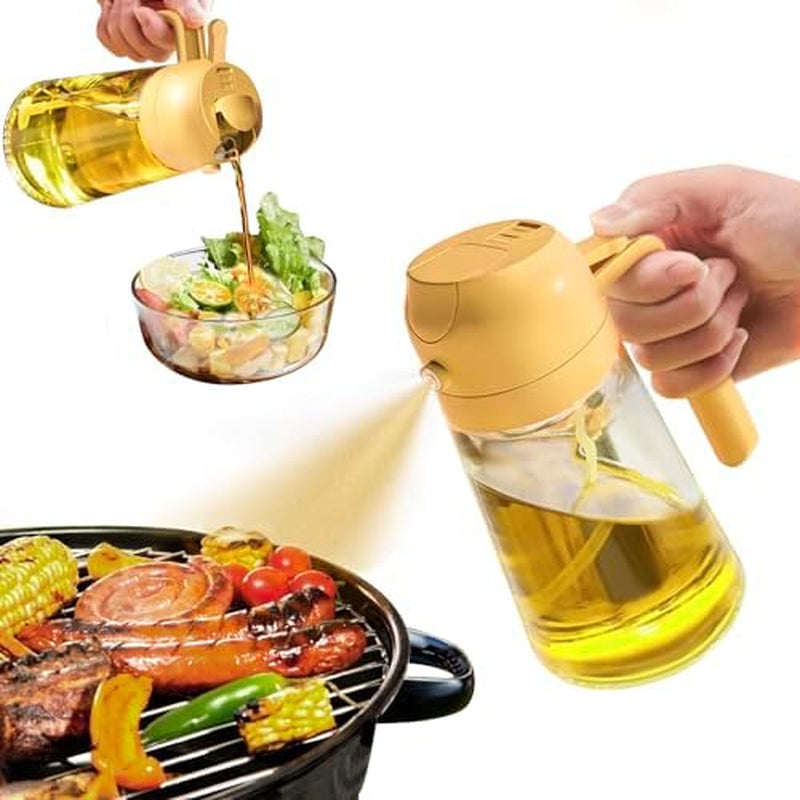 Oil Spray Bottle – 20.3 Fl Oz – Precision Olive Oil Sprayer for Cooking and Dressing